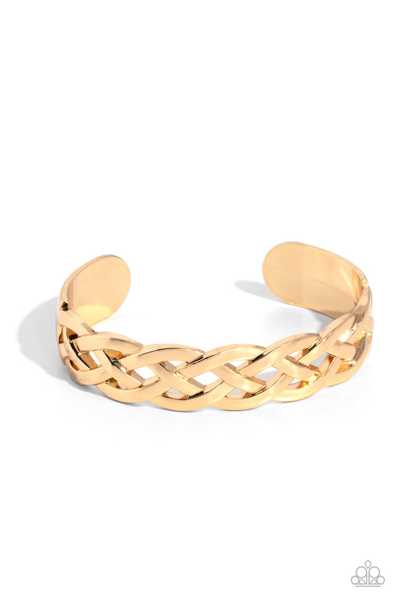 Paparazzi Celtic Cuff - Gold