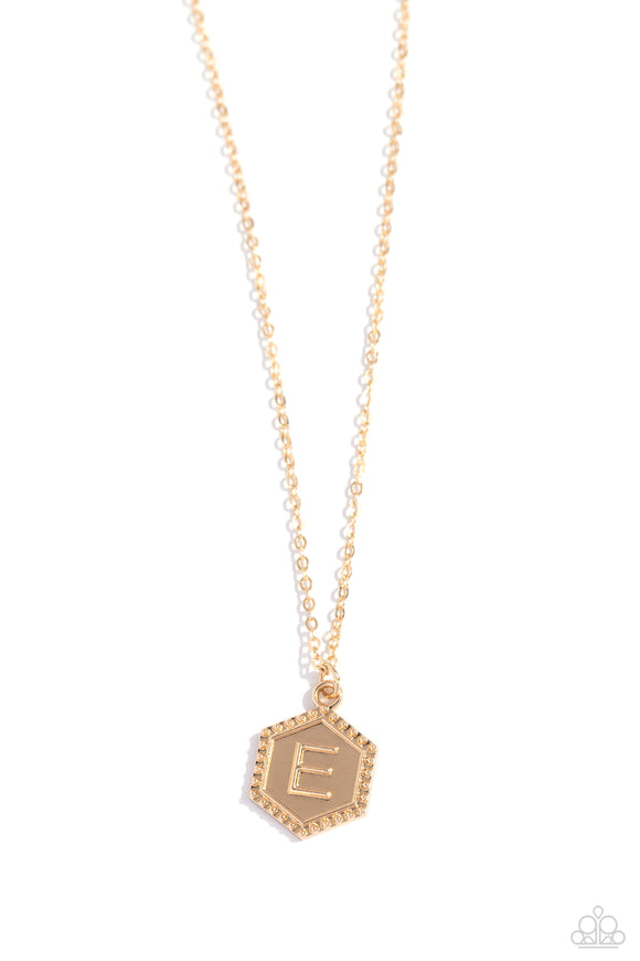 Paparazzi Emblematic Elegance - Gold - E