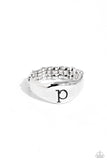 Paparazzi Monogram Memento - Silver - P