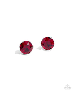 Paparazzi January Breathtaking Birthstone - Red