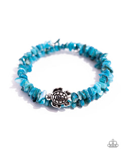 Paparazzi Turtle Talisman - Blue