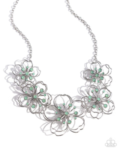 Paparazzi Wiry Wallflowers - Green