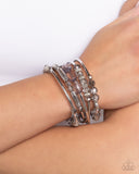 Paparazzi Sassy Stack - Silver