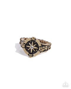 Paparazzi Cultured Compass - Brass