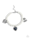 Paparazzi Modest Malibu & Heart-struck Haven - Silver Set