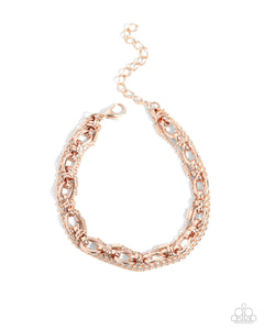 Paparazzi Chained Celebration - Rose Gold