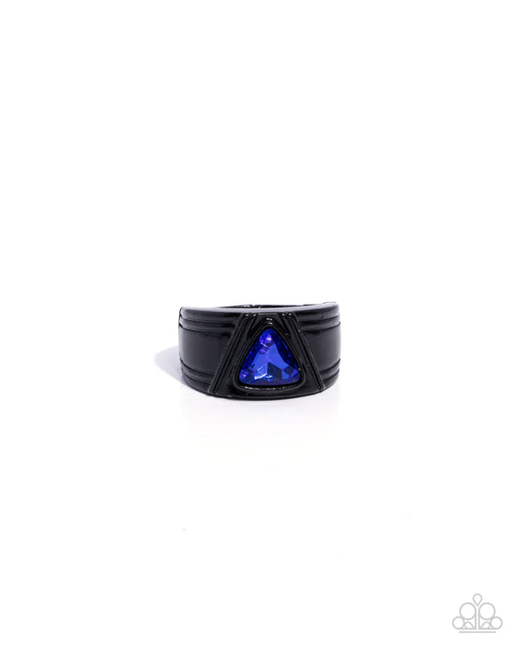 Paparazzi Trenchant Triangle - Blue