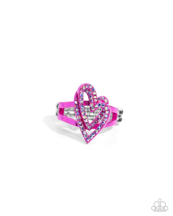 Paparazzi Hybrid Heart - Pink