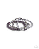 Paparazzi Beaded Boundary - Silver