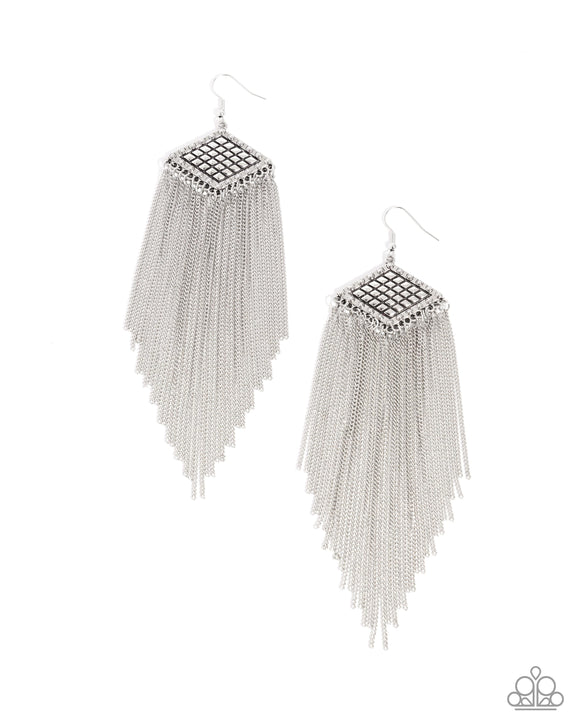 Paparazzi Forged Fringe - Silver