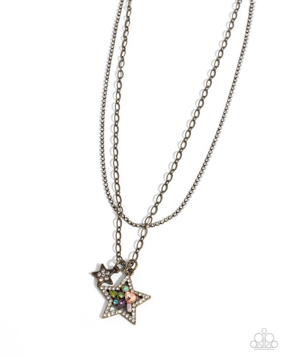 Paparazzi Stackable Stars - Brass