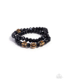 Paparazzi Speckled Sentiment - Black