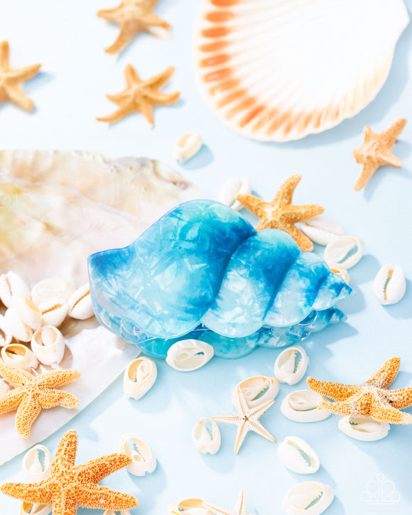 Paparazzi Smooth Seashell - Blue