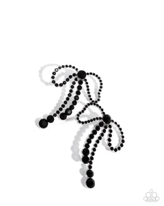 Paparazzi Black Tie Bow - Black