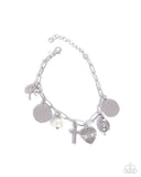 Paparazzi Charm Commitment - White