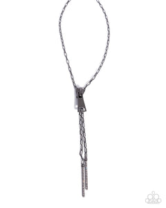 Paparazzi Zipper Zeal - Black