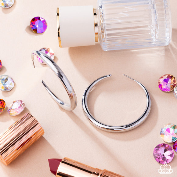 Paparazzi Sleek Selvage - Silver