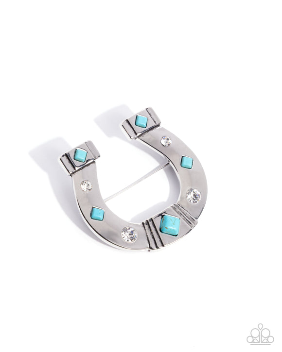 Paparazzi Horseshoe Horizon - Blue