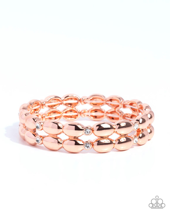 Paparazzi Stacked Statement - Copper