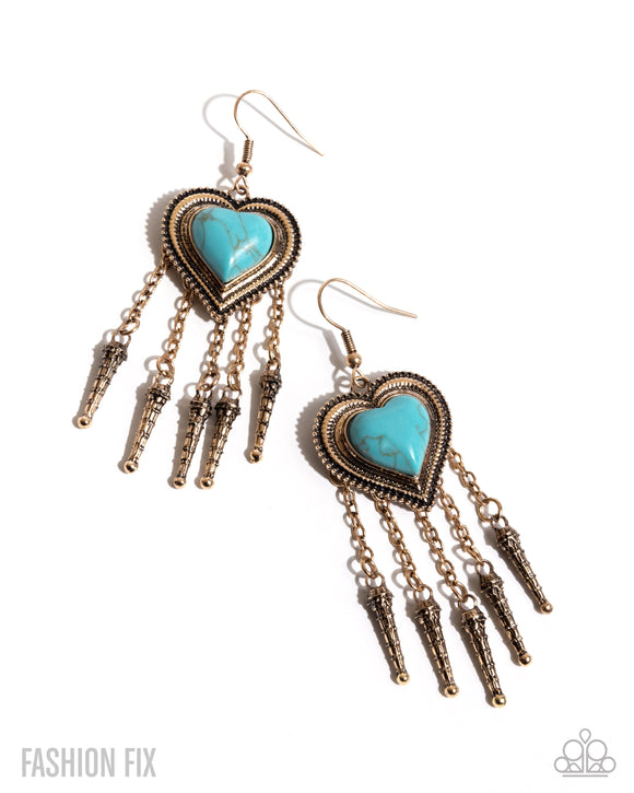 Paparazzi Besotted Badlands - Gold