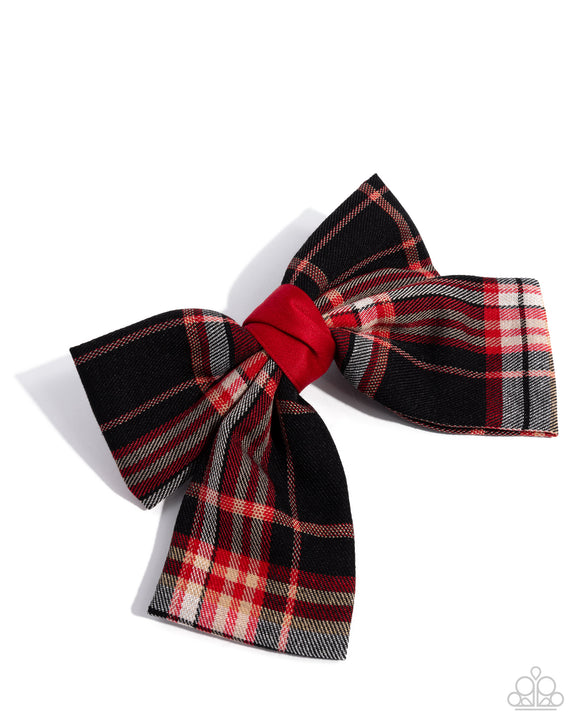 Paparazzi Front BOW Seat - Red