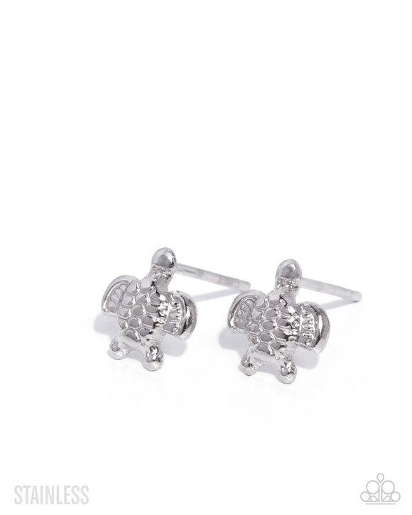 Paparazzi Tactical Turtle - Silver
