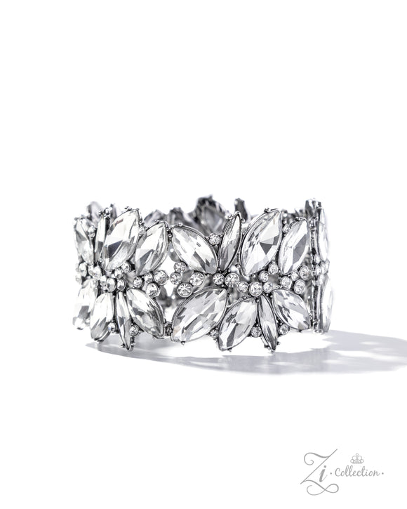 Paparazzi Composed Charm - White