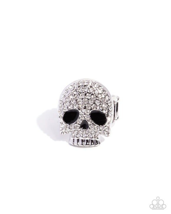 Paparazzi Skeleton Shimmer - White