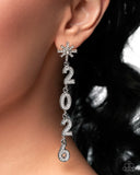 Paparazzi Ring in the Shimmer white 2026 earrings