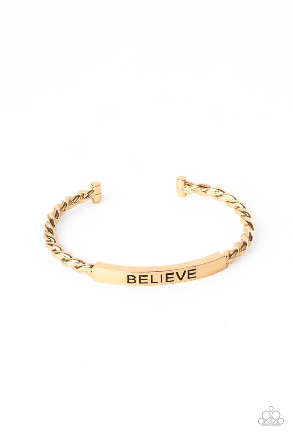 Paparazzi Keep Calm and Believe - Gold