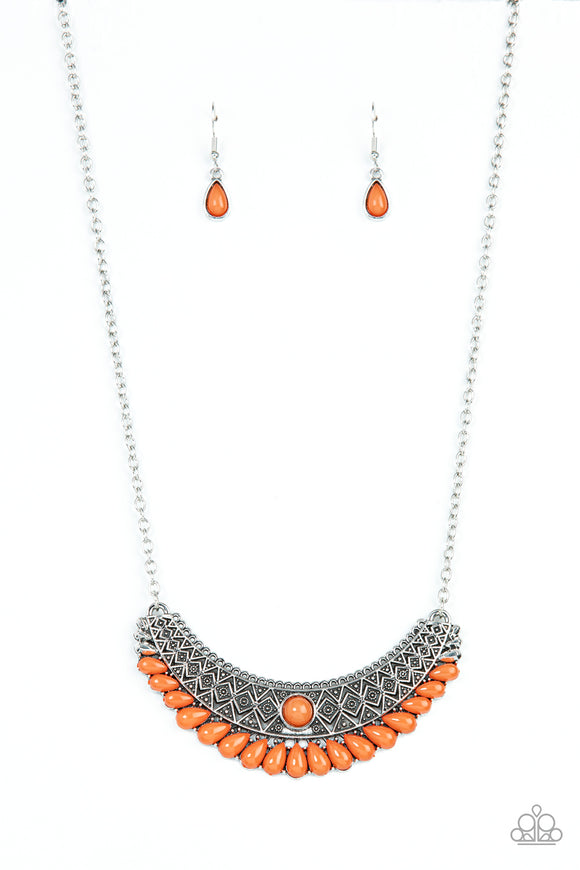 Paparazzi Abundantly Aztec - Orange