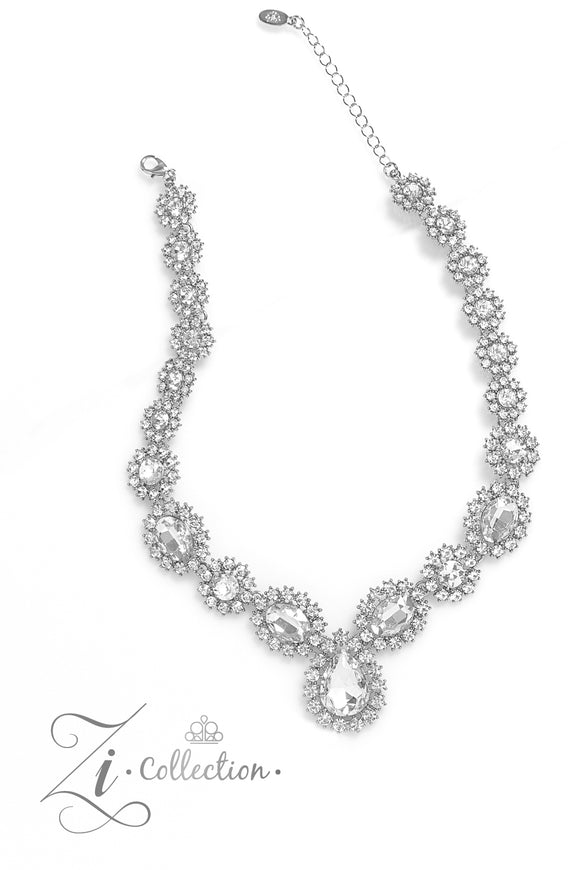 Paparazzi Everlasting - White Zi Necklace