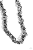 Paparazzi Totally Two-Toned and Two-Tone Taste - Silver  - Silver set