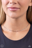 Paparazzi Serenity Strand - Silver choker