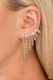 Paparazzi Tapered Tease - Gold ear crawler