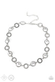 Paparazzi Rhinestone Rollout - White - Choker